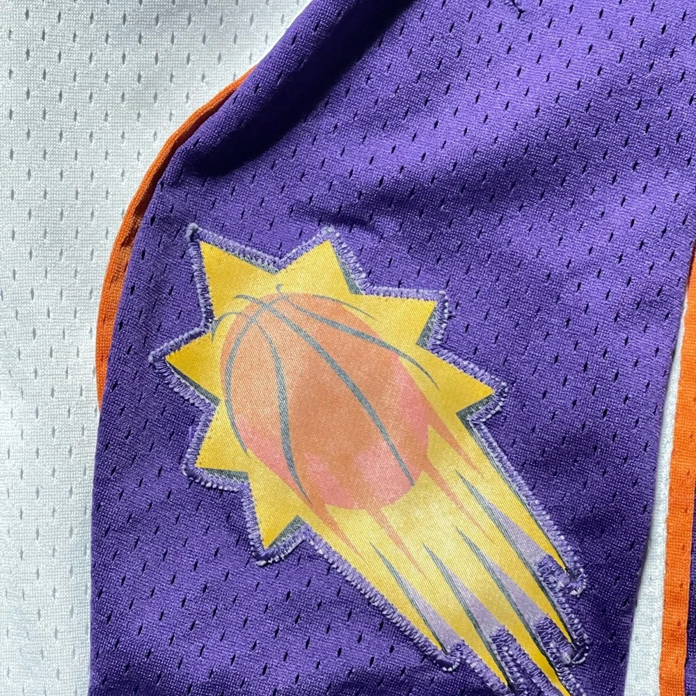Vintage Adidas Phoenix Suns Fireball‎ Basketball Shorts Youth XL